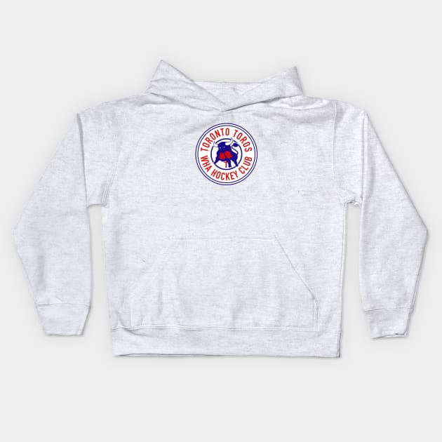 Defunct Toronto Toros WHA Hockey 1973 Kids Hoodie by LocalZonly